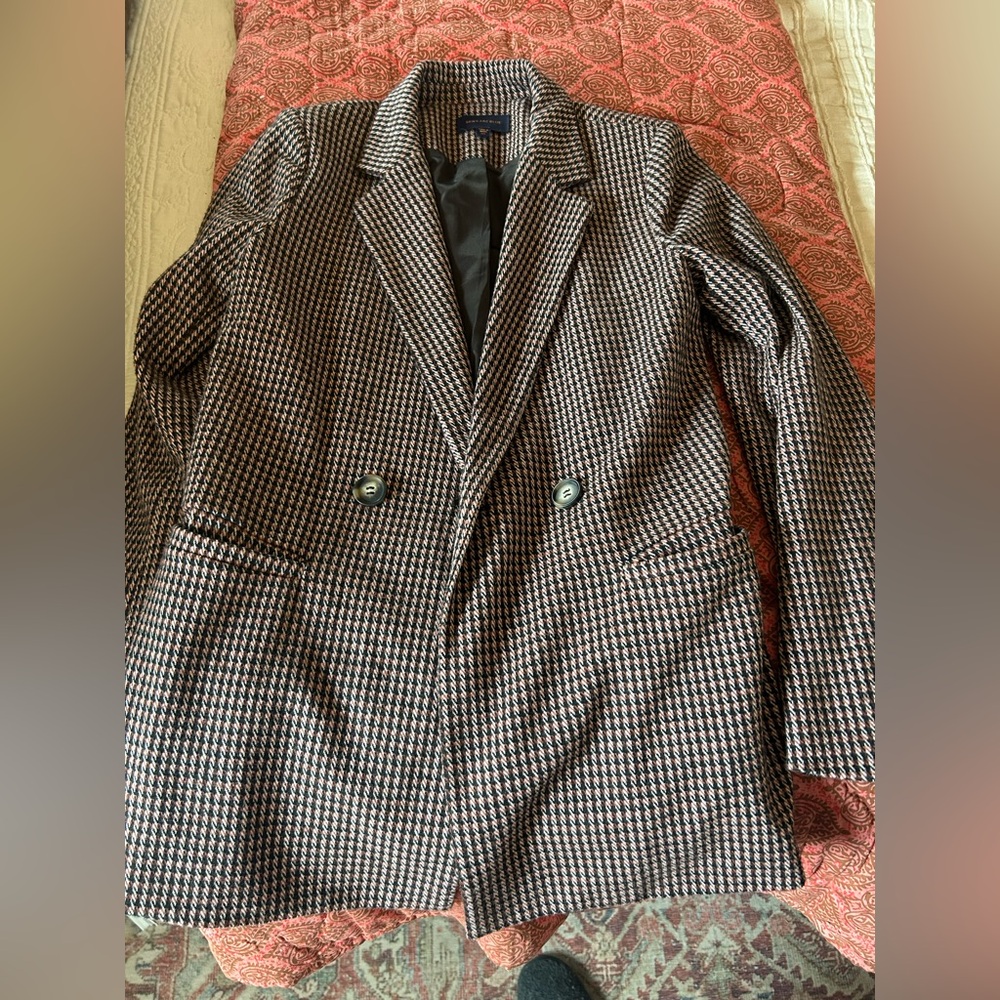 Soft plaid blazer